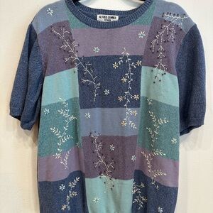 Alfred Dunner Vintage Knit Sweater Top Size 1xl